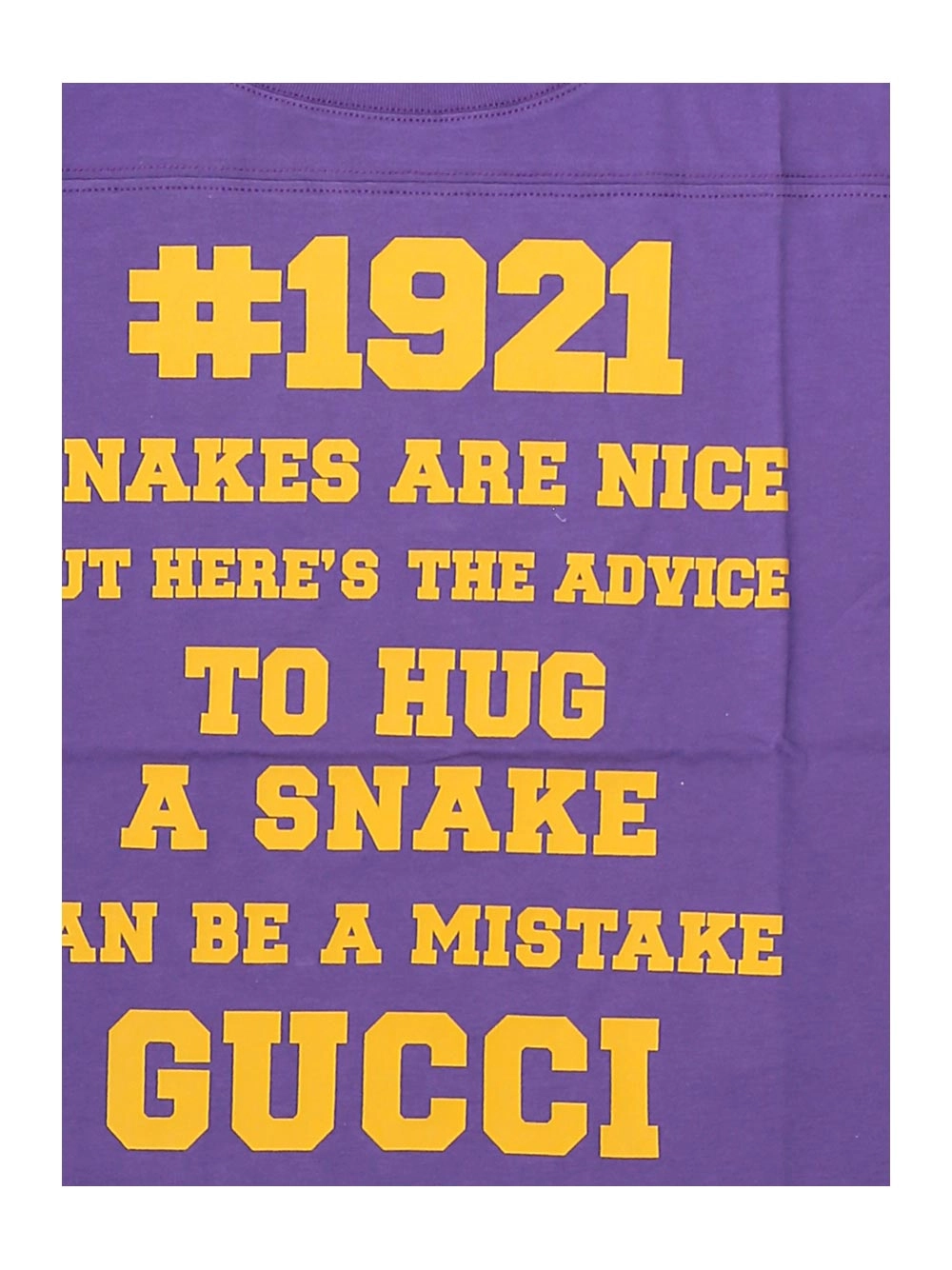 Gucci Kids 1921 Slogan Print T-Shirt