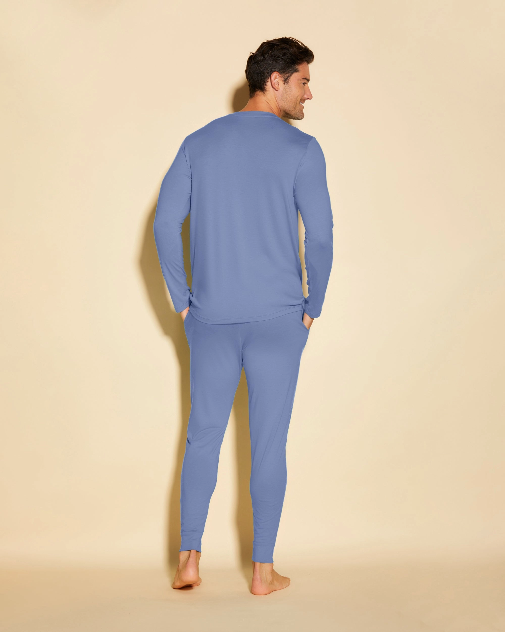 Henley & Jogger Pyjama-Set Für Männer