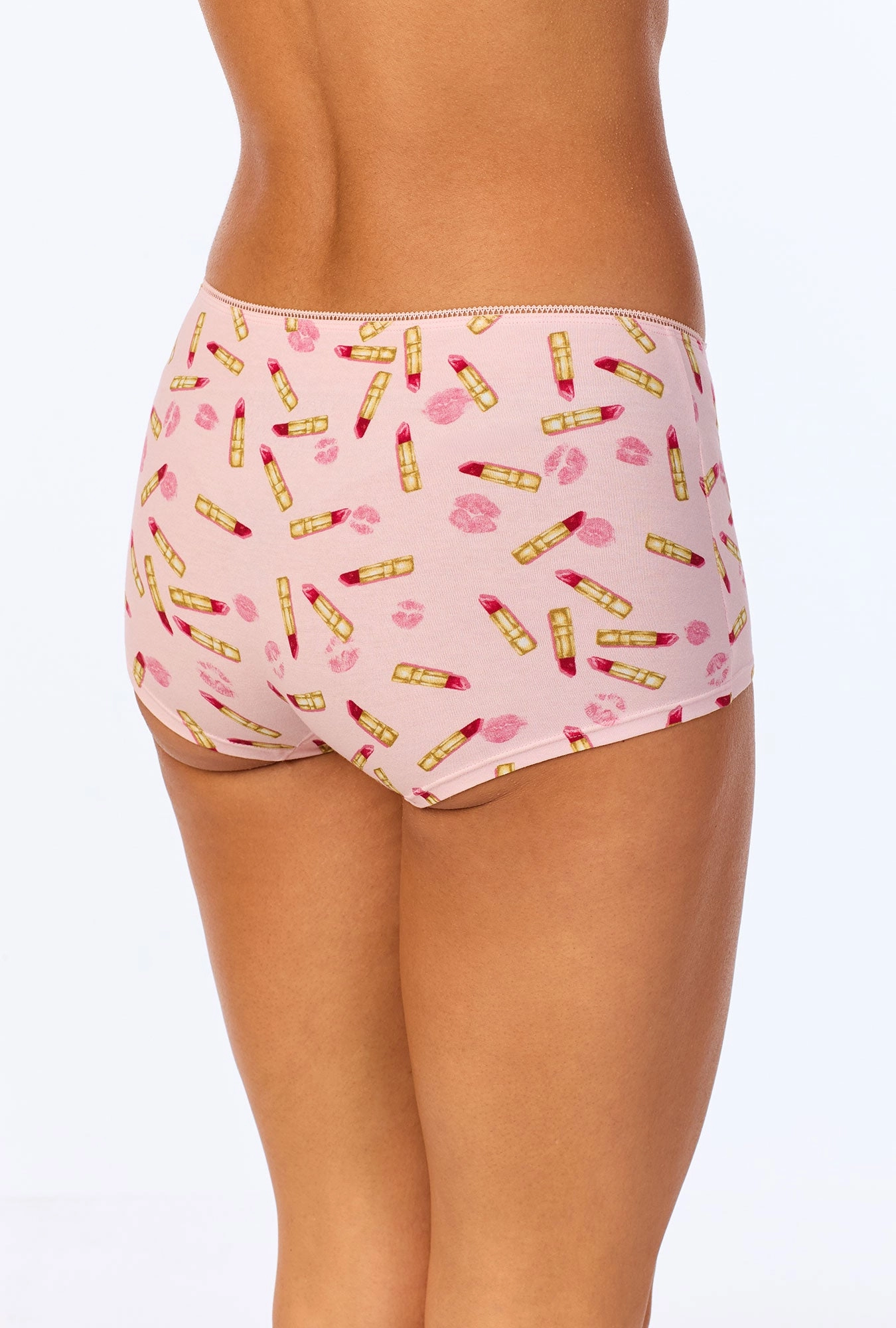 Hot Lips Stretch Jersey Boyshort Underwear