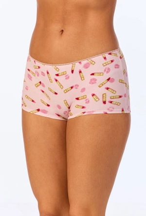 Hot Lips Stretch Jersey Boyshort Underwear