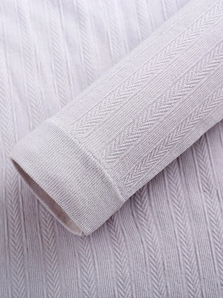 Invisible Basic Layer Thin Cotton Thermal Sets