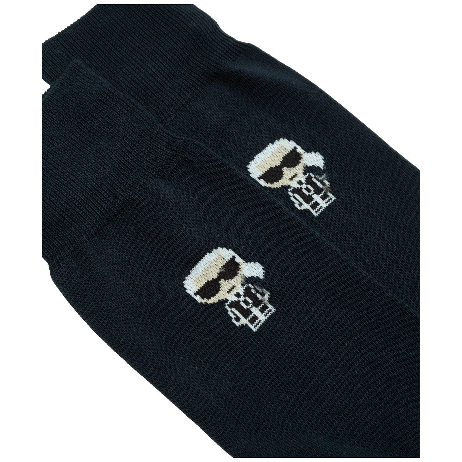 Karl Lagerfeld Graphic Logo Print High-Ankle Socks