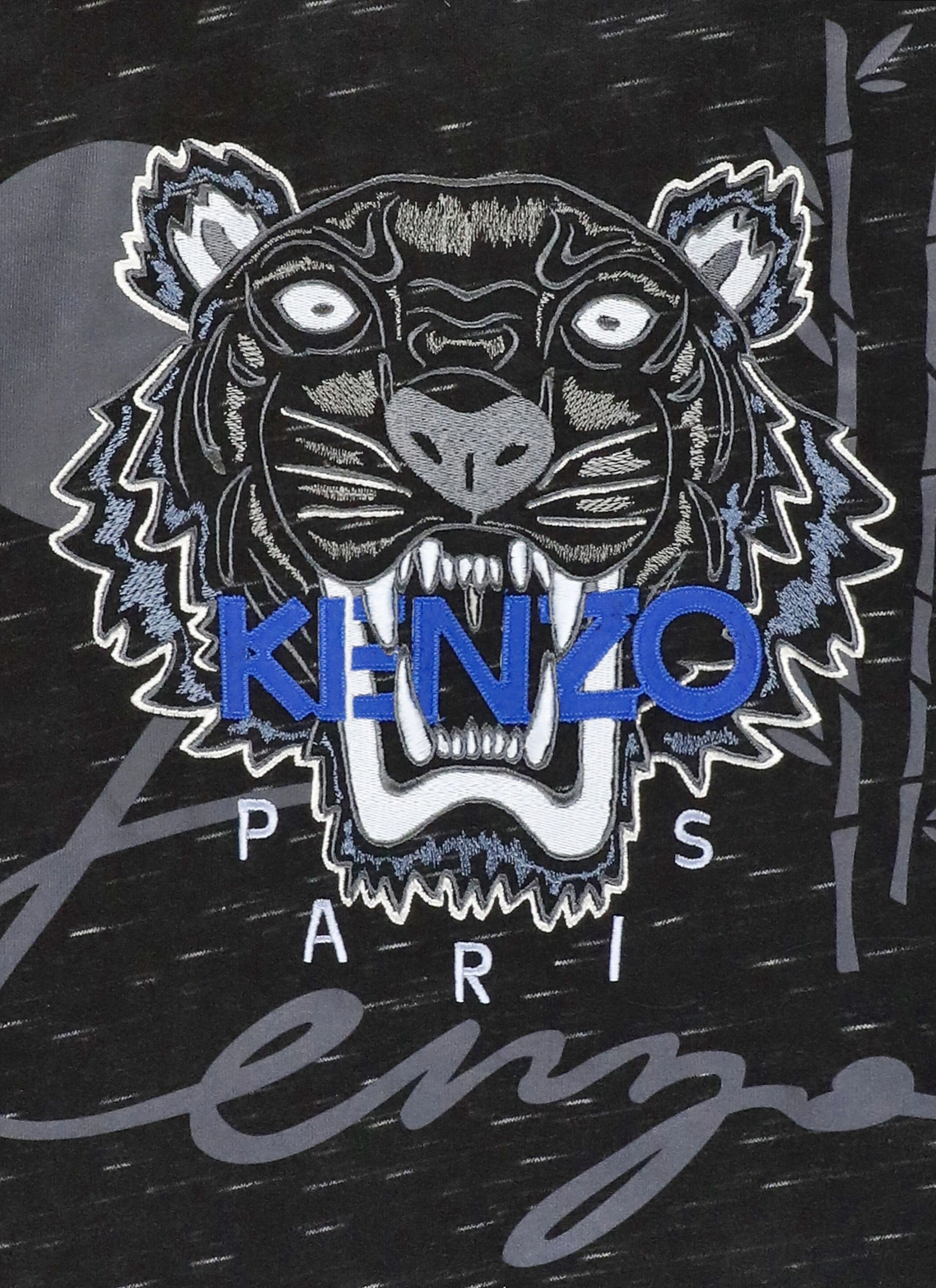 Kenzo Kids Logo Embroidered Long Sleeved Hoodie