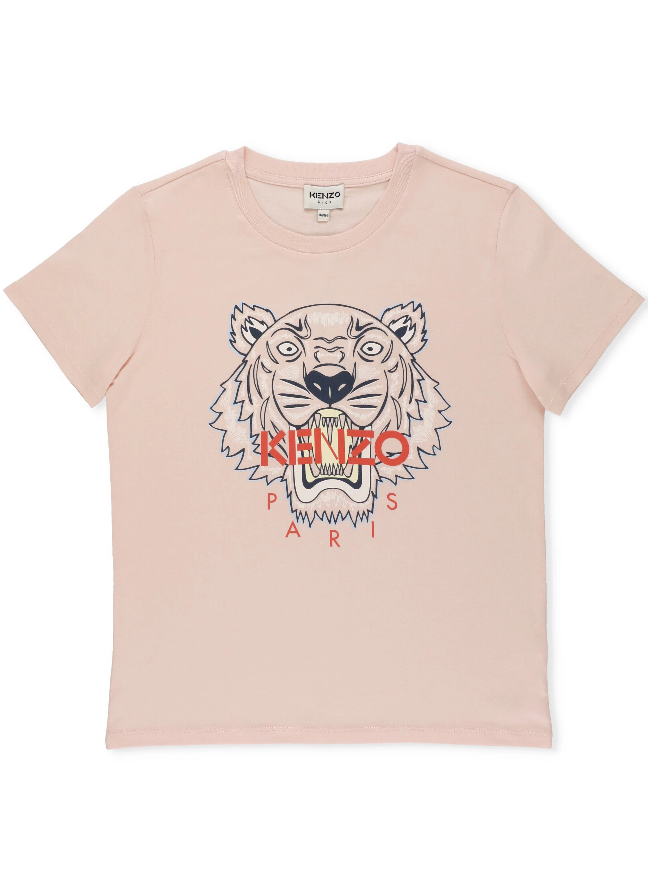 Kenzo Kids Logo Printed Crewneck T-Shirt