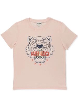 Kenzo Kids Logo Printed Crewneck T-Shirt