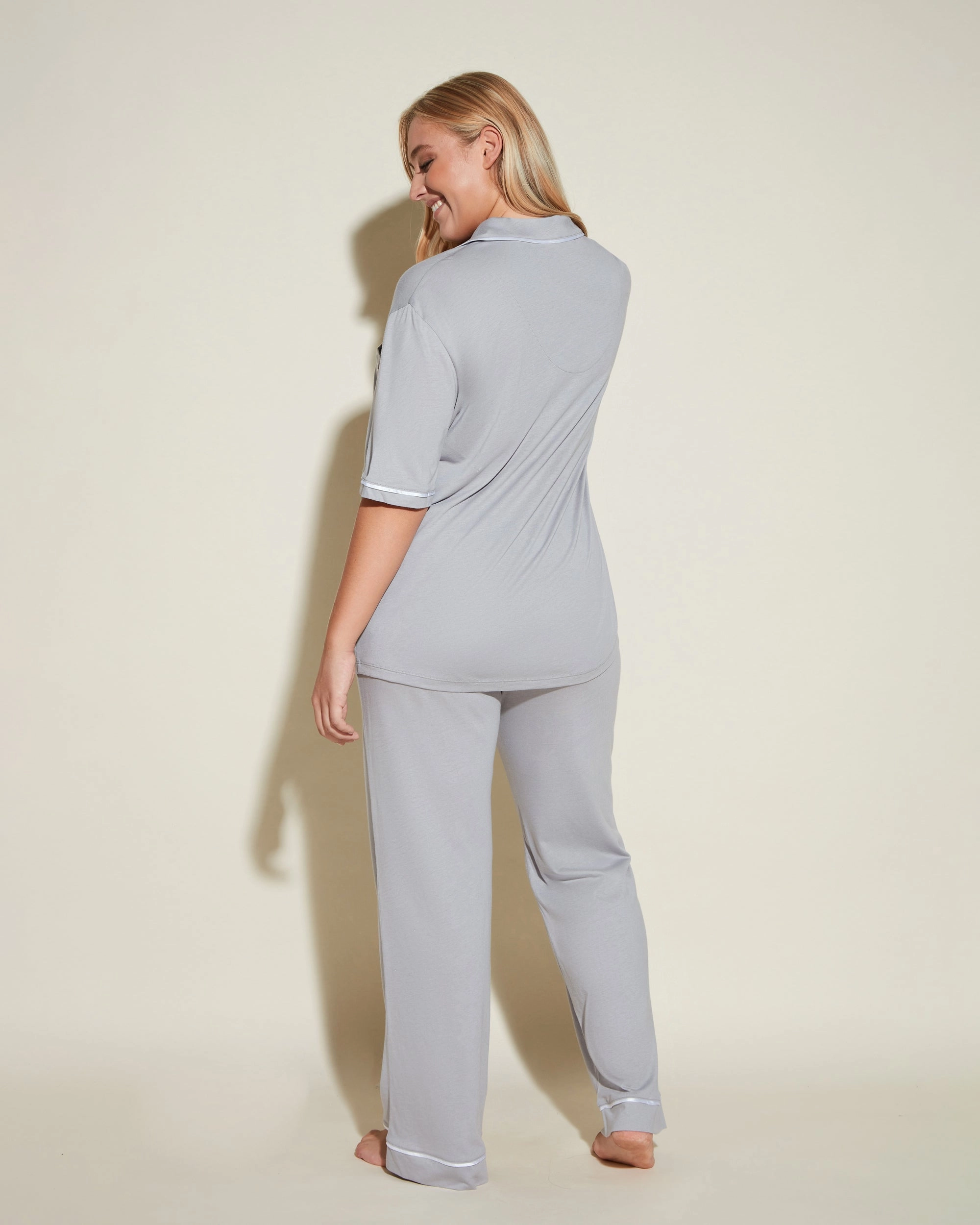 Kurzärmeliges Top & Hose Pyjama-Set