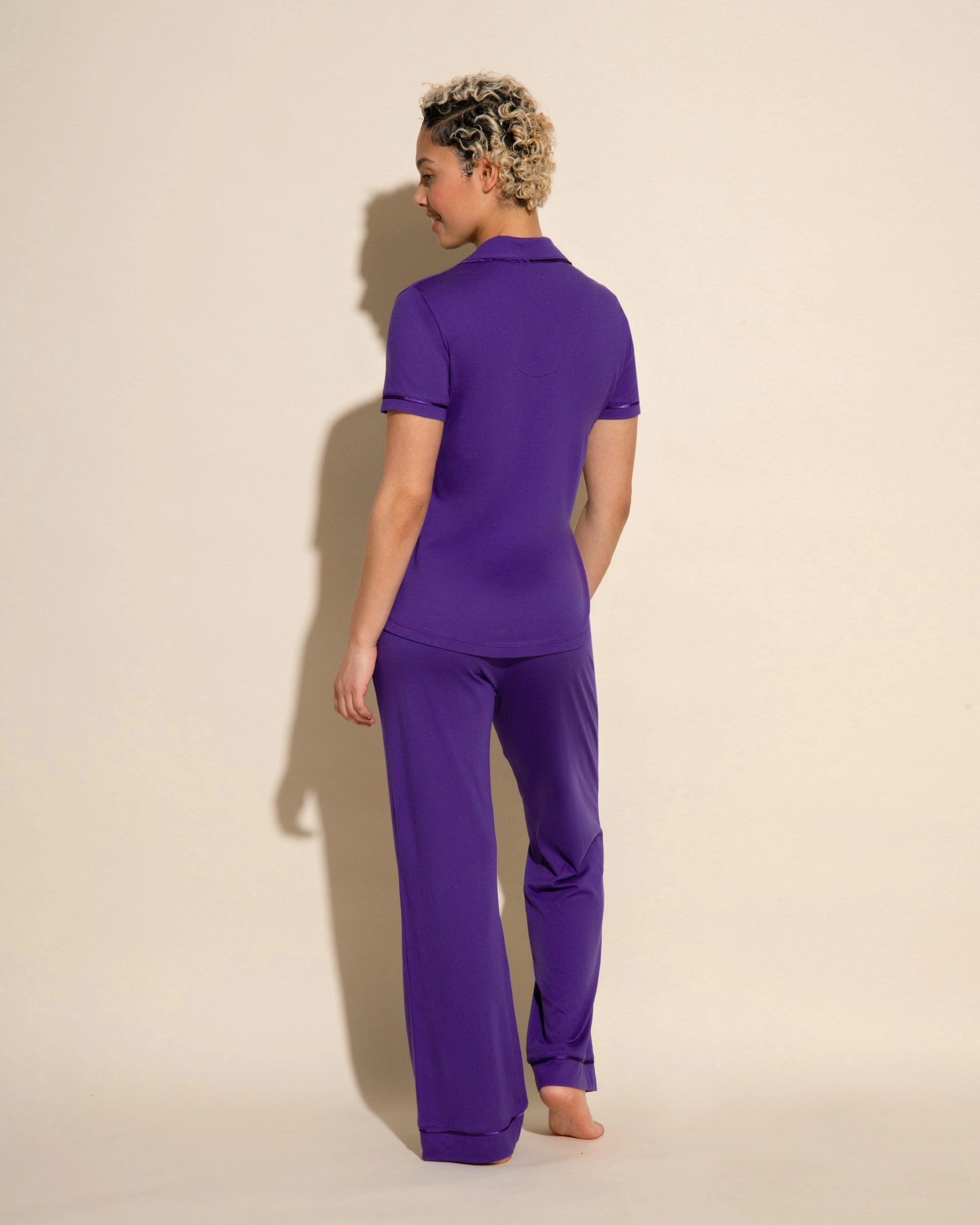 Kurzärmeliges Top & Hose Pyjama-Set