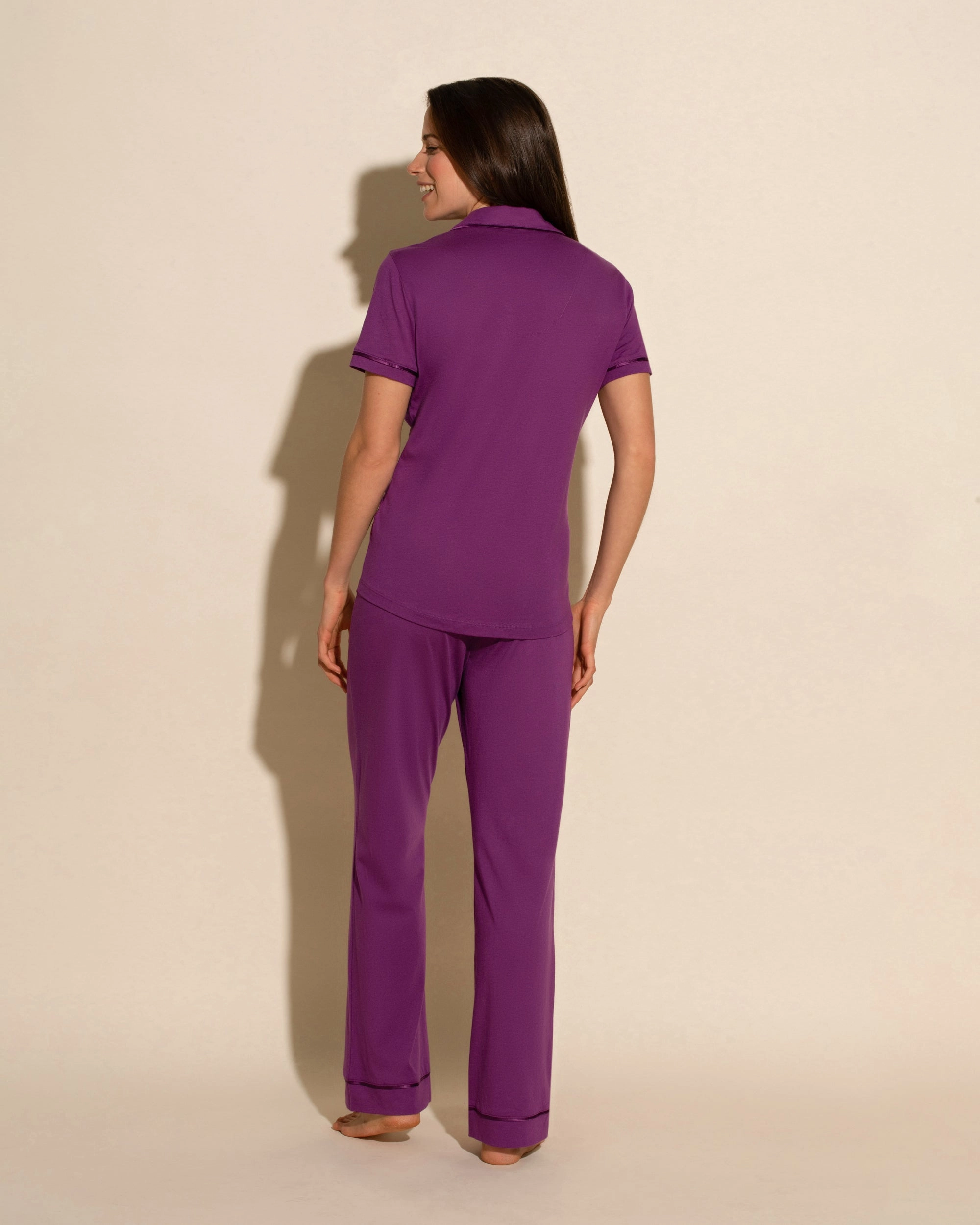 Kurzärmeliges Top & Hose Pyjama-Set