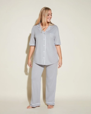 Kurzärmeliges Top & Hose Pyjama-Set
