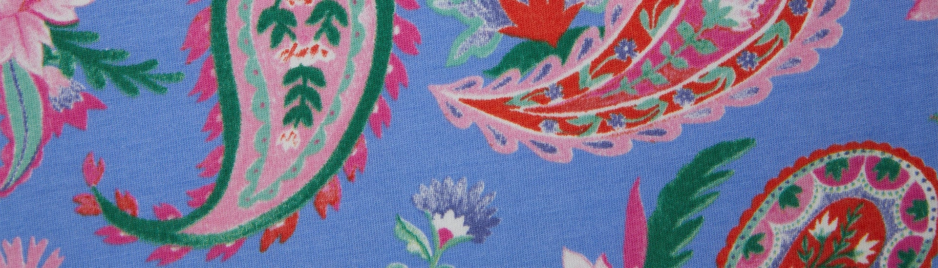 Lavender Paisley Pima Knit Night Shirt