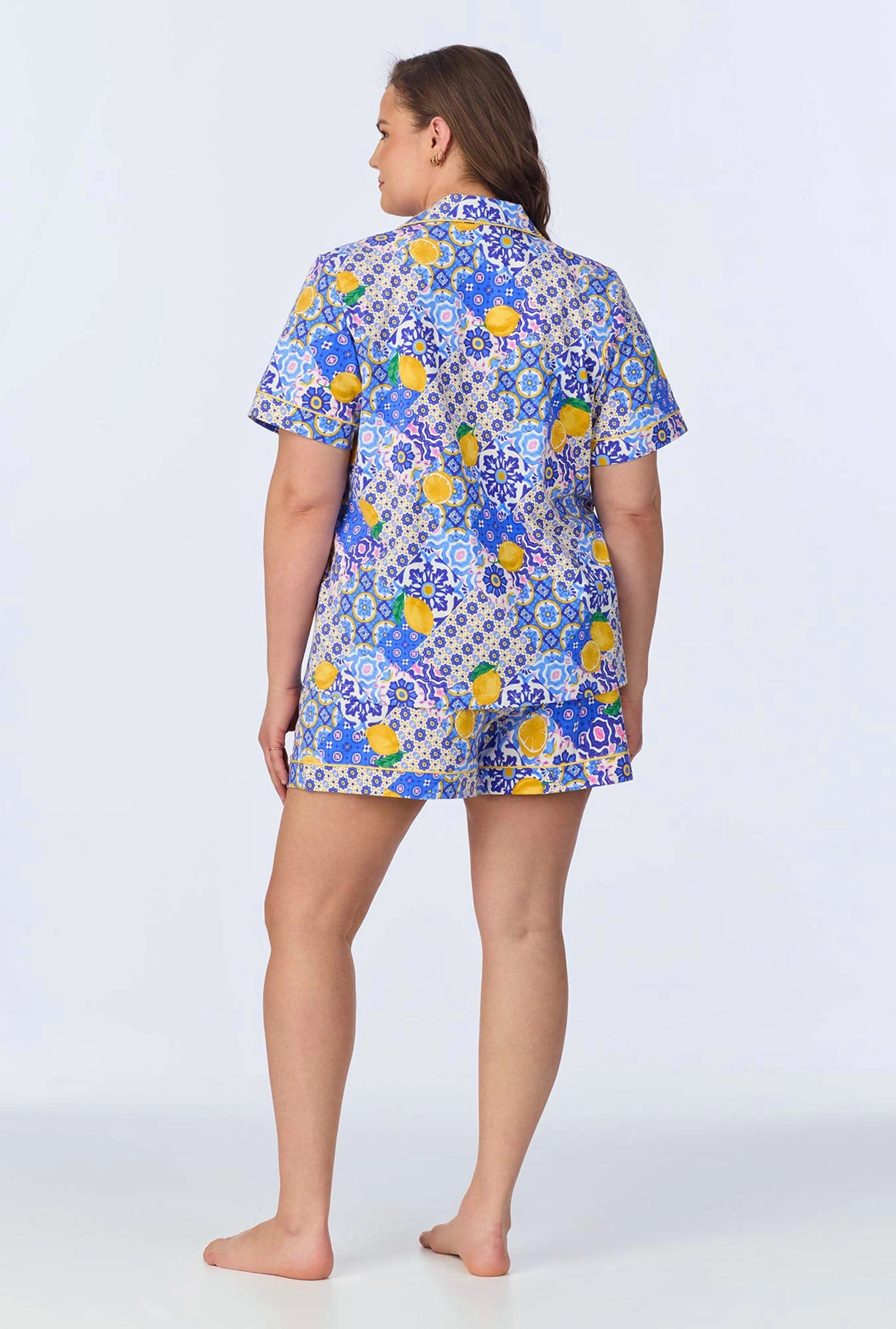 Majolica Short Sleeve Classic Shorty Stretch Jersey PJ Set