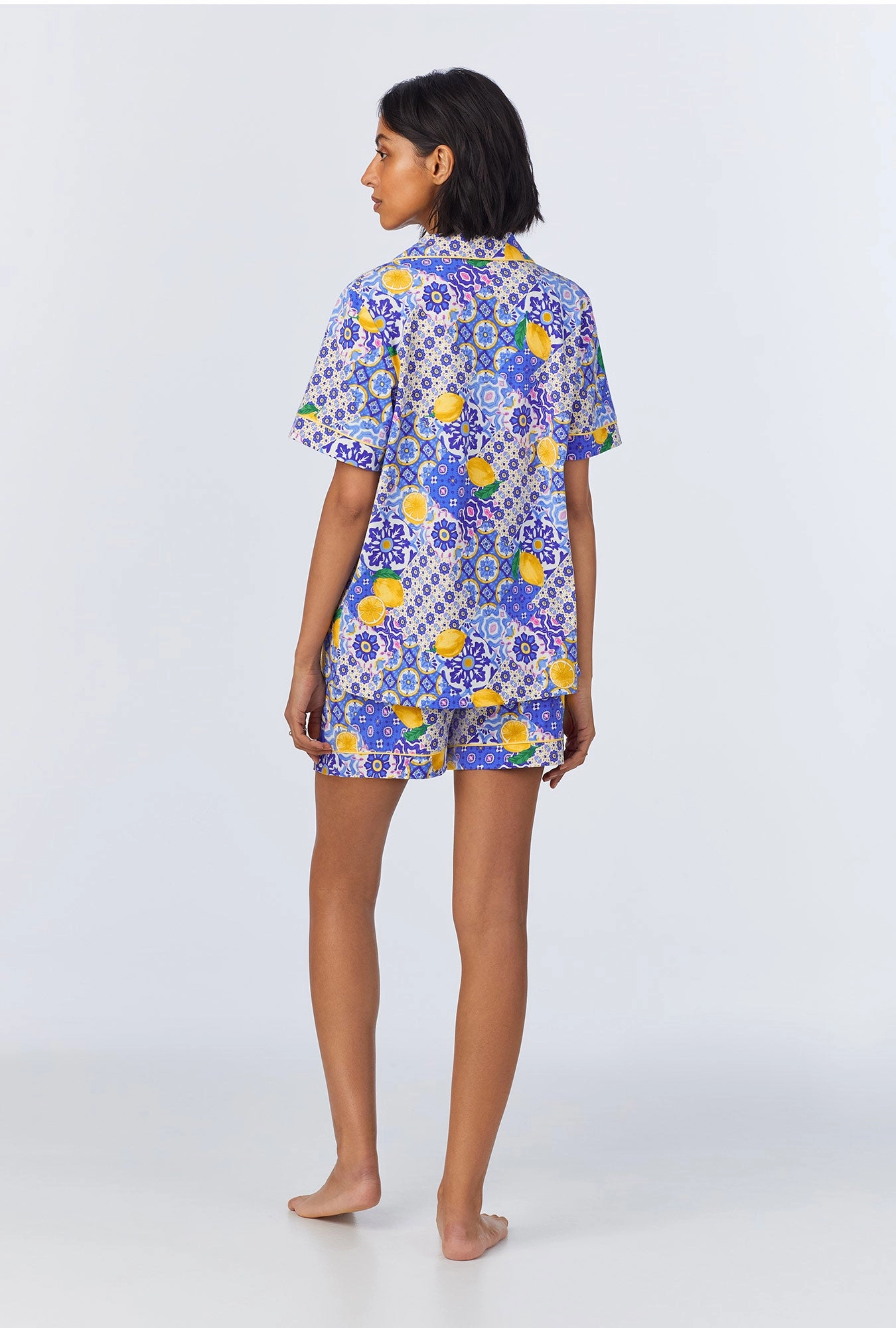 Majolica Short Sleeve Classic Shorty Stretch Jersey PJ Set