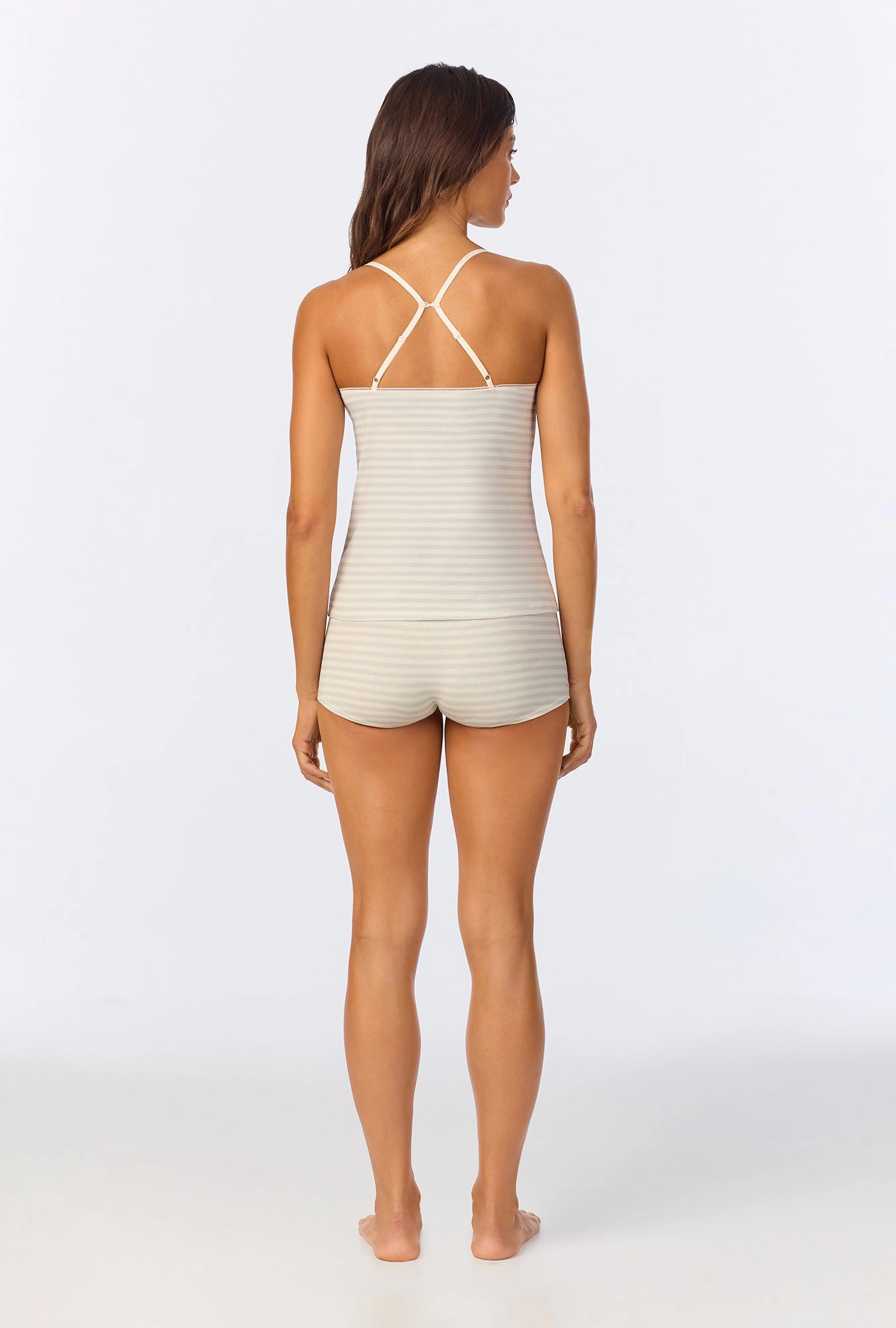 Mini Stripe Stretch Jersey Cami