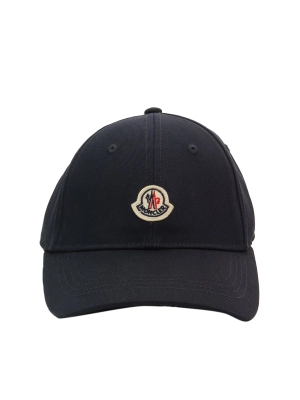 Moncler Enfant Logo Patch Baseball Cap