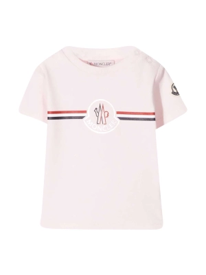 Moncler Enfant Logo Patch Crewneck T-Shirt