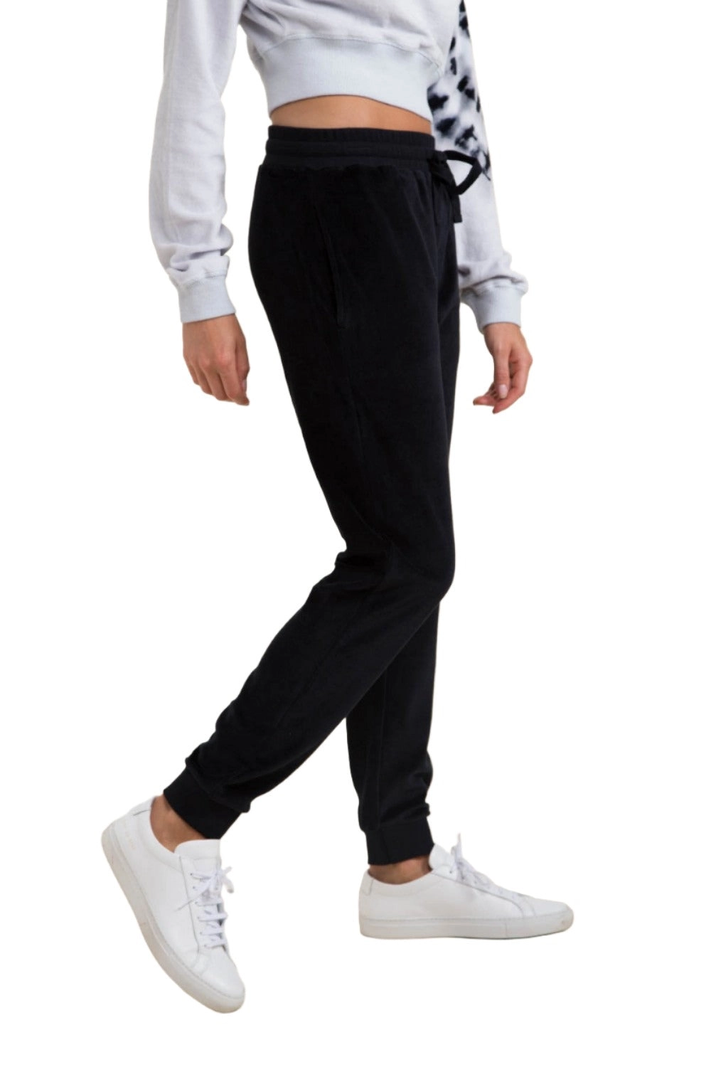 Mono B Fleece Lined Joggers with Cuffed Ankles KP-A0915