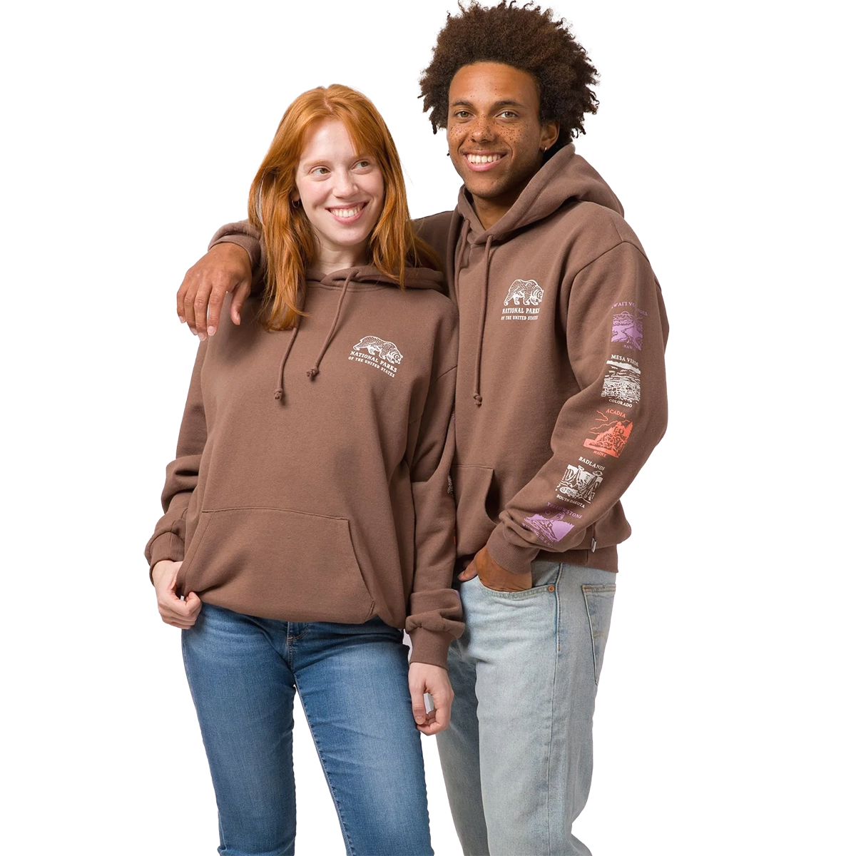 National Parks Pictograms Fill In Hoodie