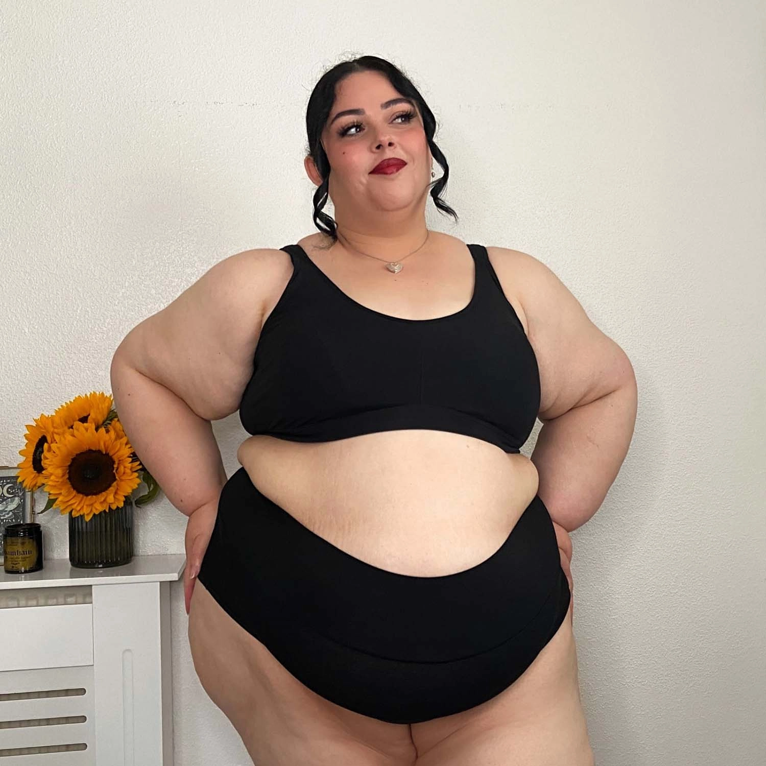 Organic Cotton Bra - Black