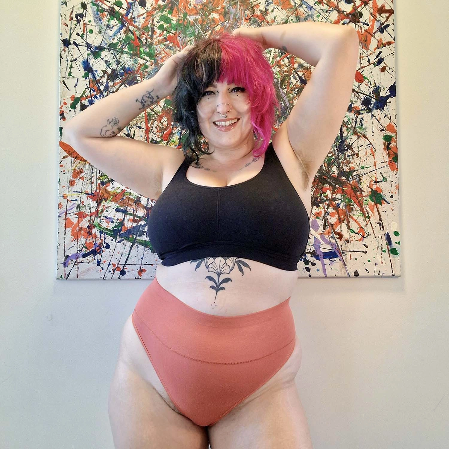 Organic Cotton Bra - Black