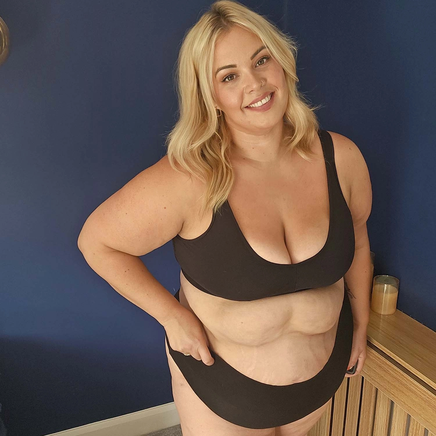 Organic Cotton Bra - Black