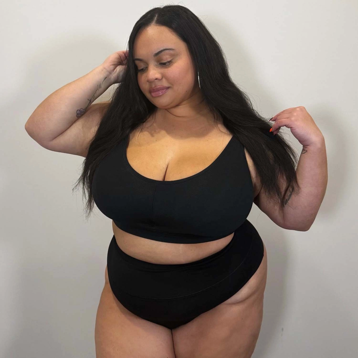 Organic Cotton Bra - Black