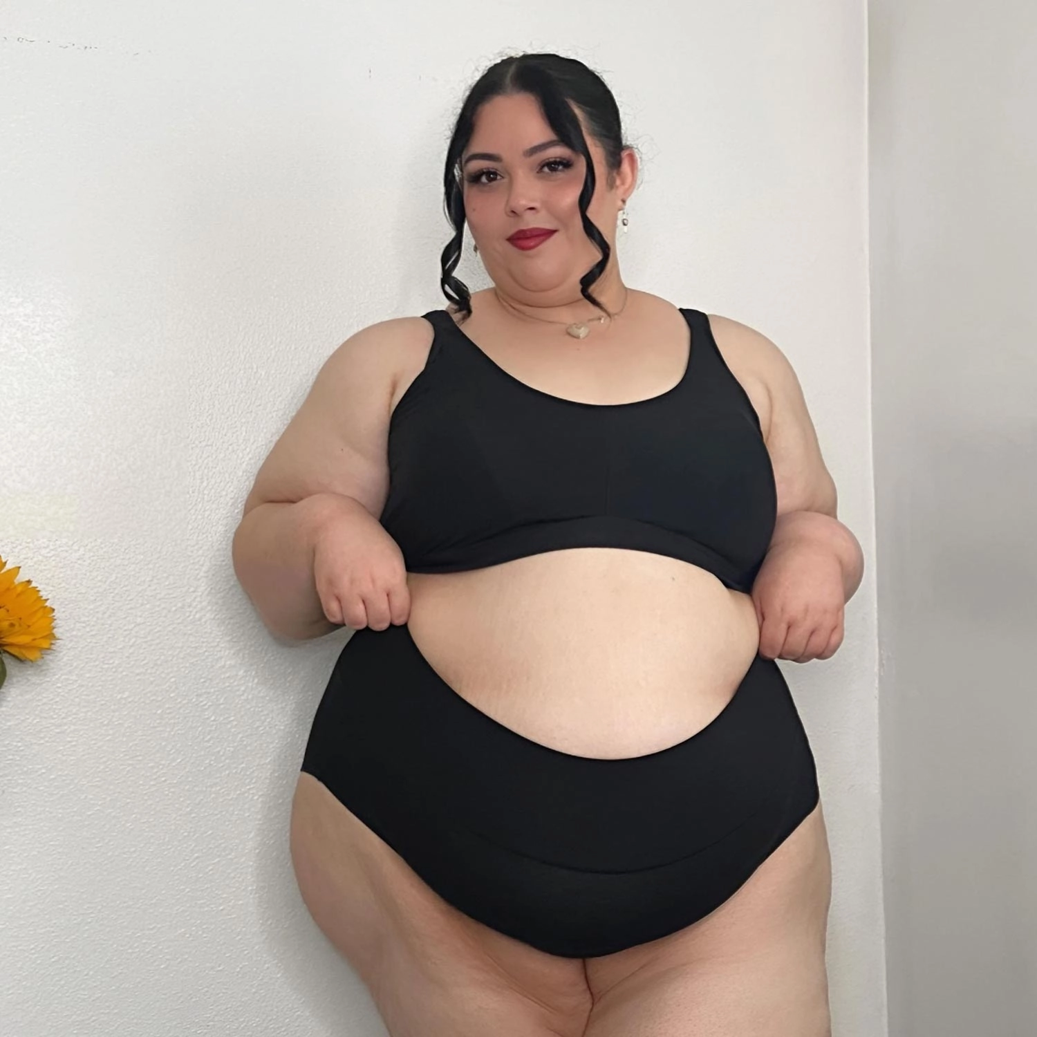 Organic Cotton Bra - Black