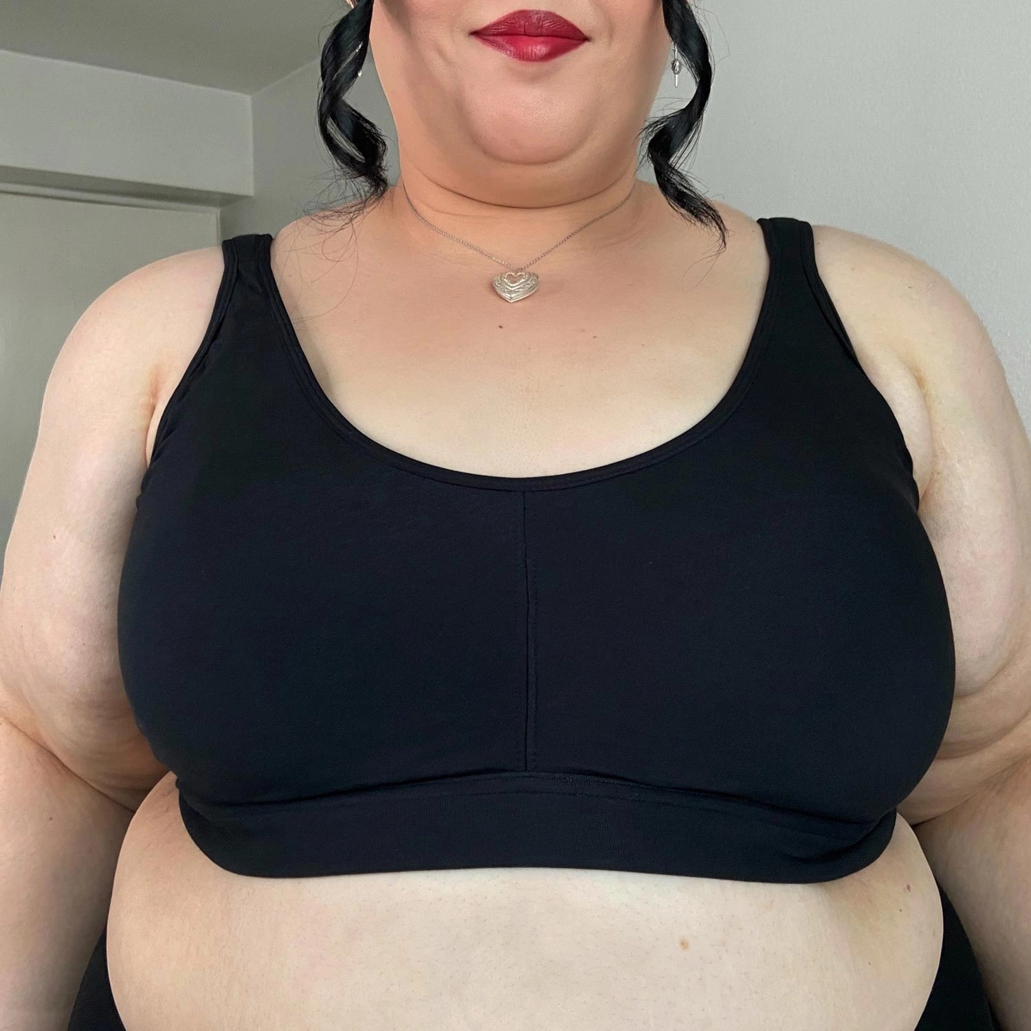 Organic Cotton Bra - Black
