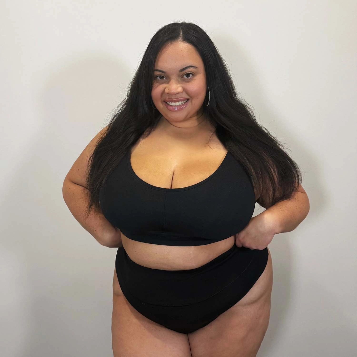 Organic Cotton Bra - Black
