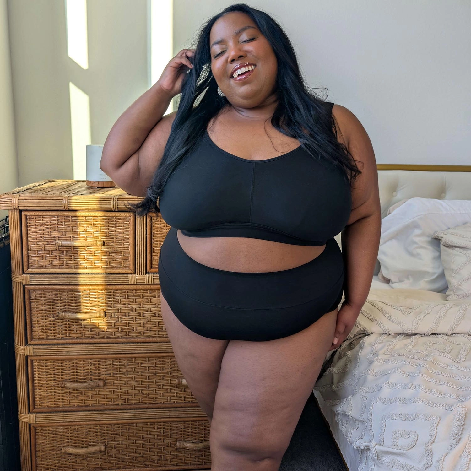 Organic Cotton Lacey Full Brief Panties