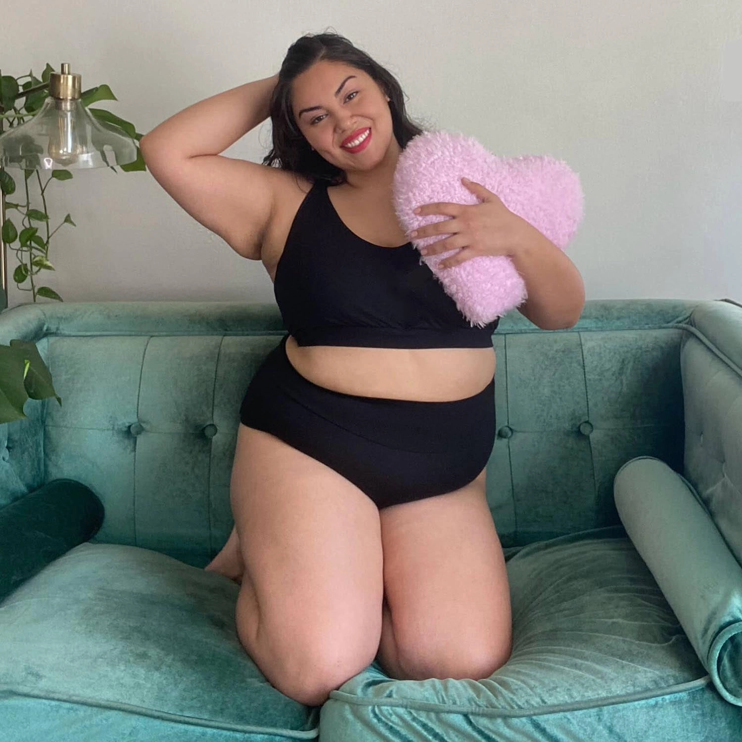 Organic Cotton Lacey Super High Waist Panties