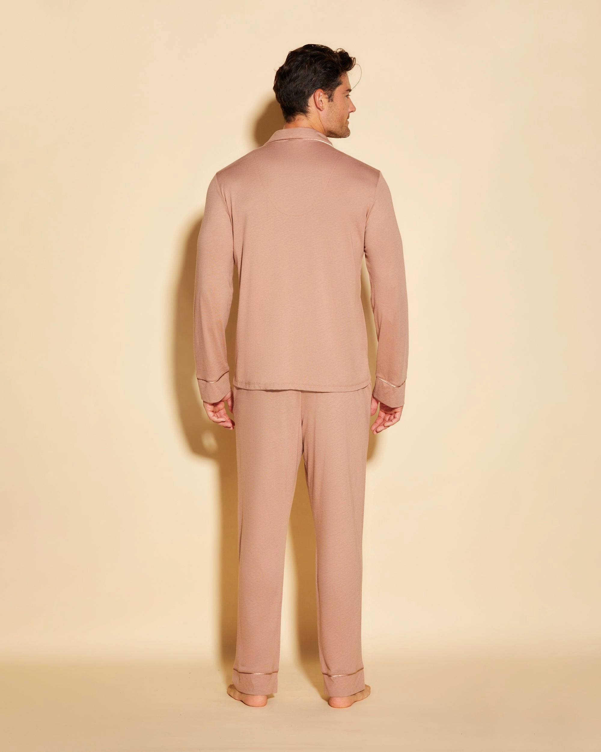 Pigiama Classico Da Uomo Con Top  Maniche Lunghe E Pantaloni