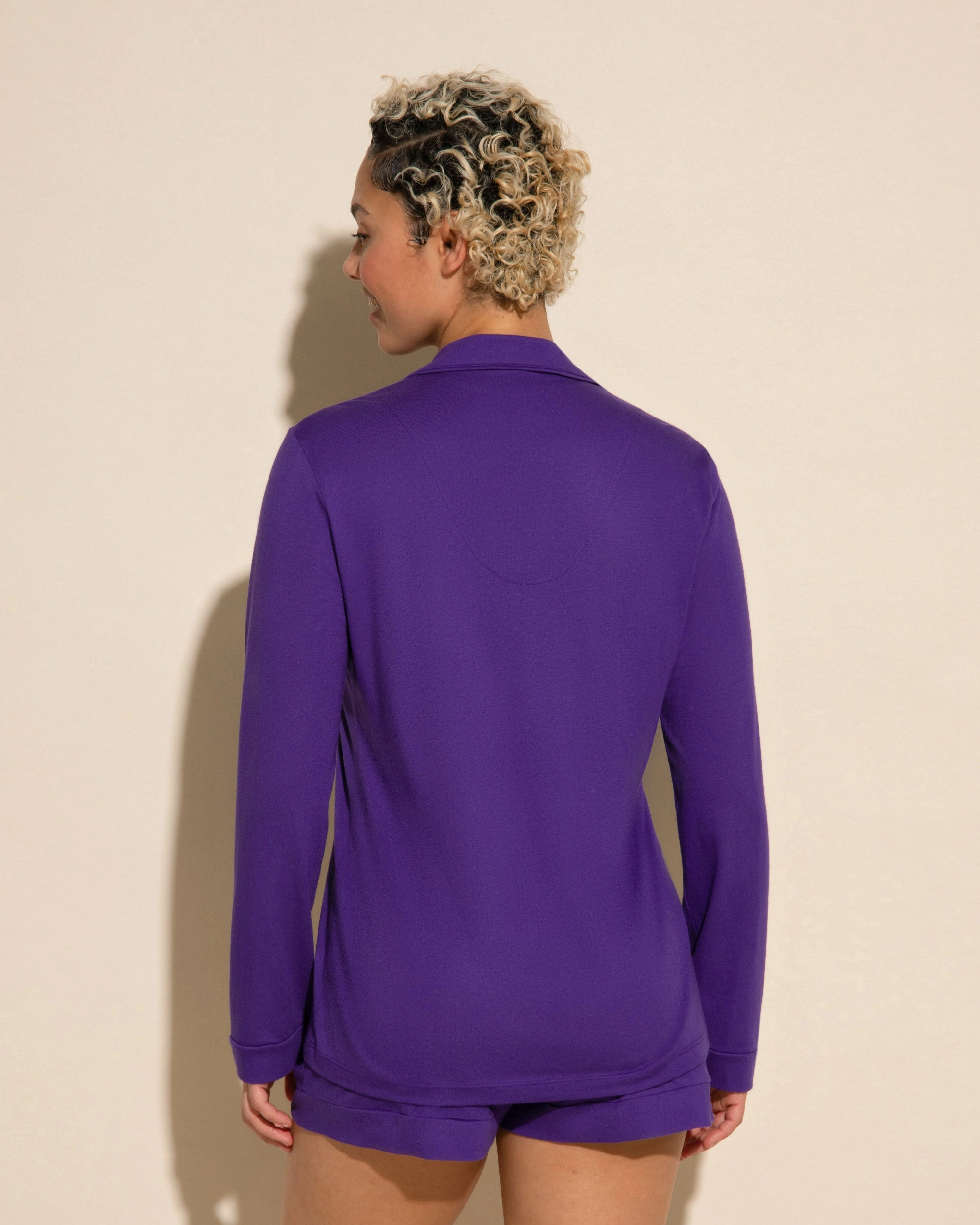Pigiama Con Top A Maniche Lunghe E Boxer