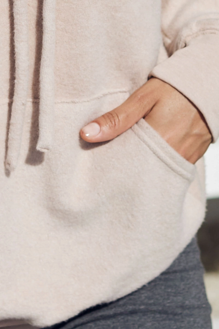 "Love Is Everything" Embroidered Fleece Hoodie