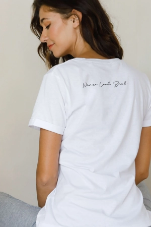 "Never Look Back" Short Sleeve Tee