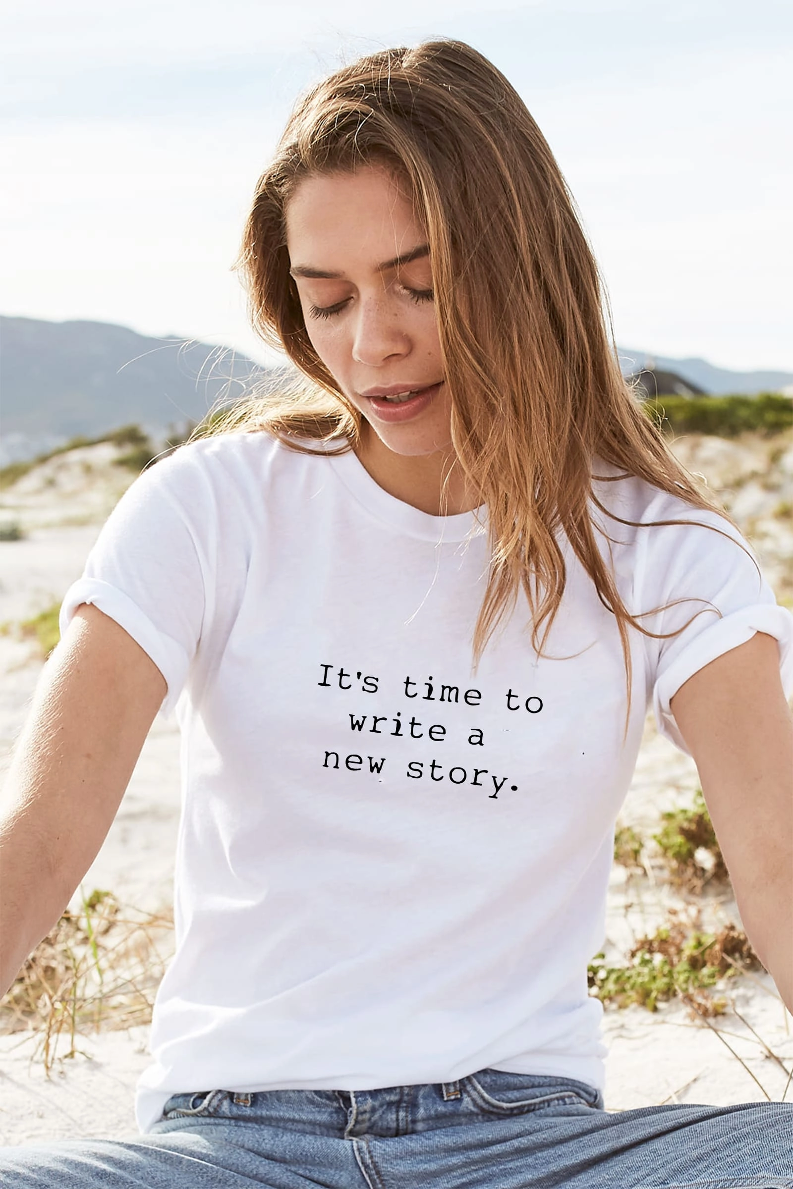"New Story" Short Sleeve Tee