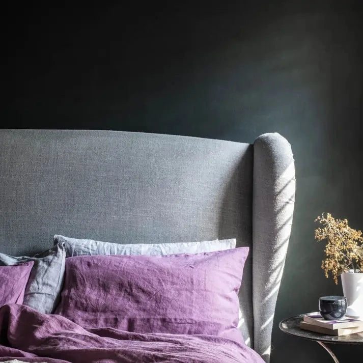 Raspberry Linen & Cotton Pillowcases (Pair)