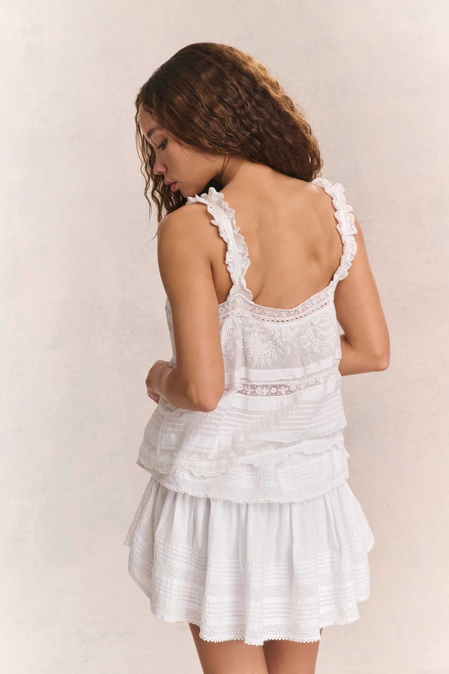 Ruffle Mini Heritage Skirt