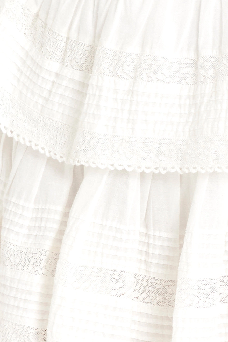 Ruffle Mini Heritage Skirt