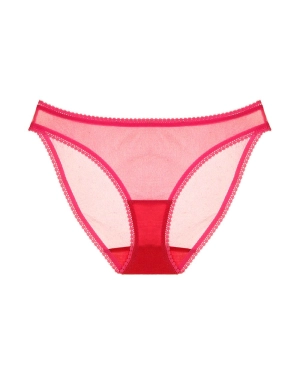 Solid Mesh Hip Bikini