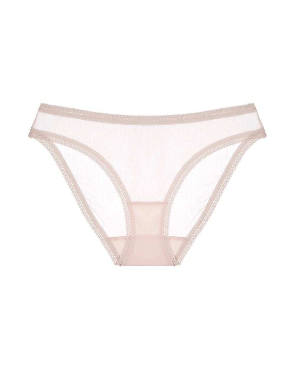 Solid Mesh Hip Bikini