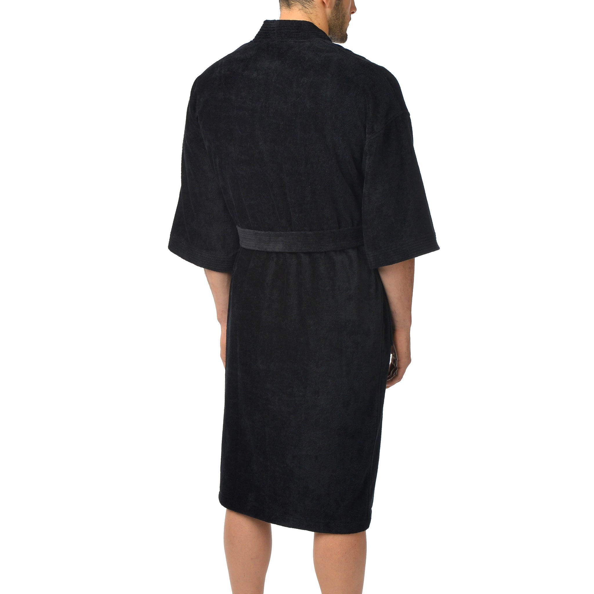 Solid Terry Velour Kimono Robe