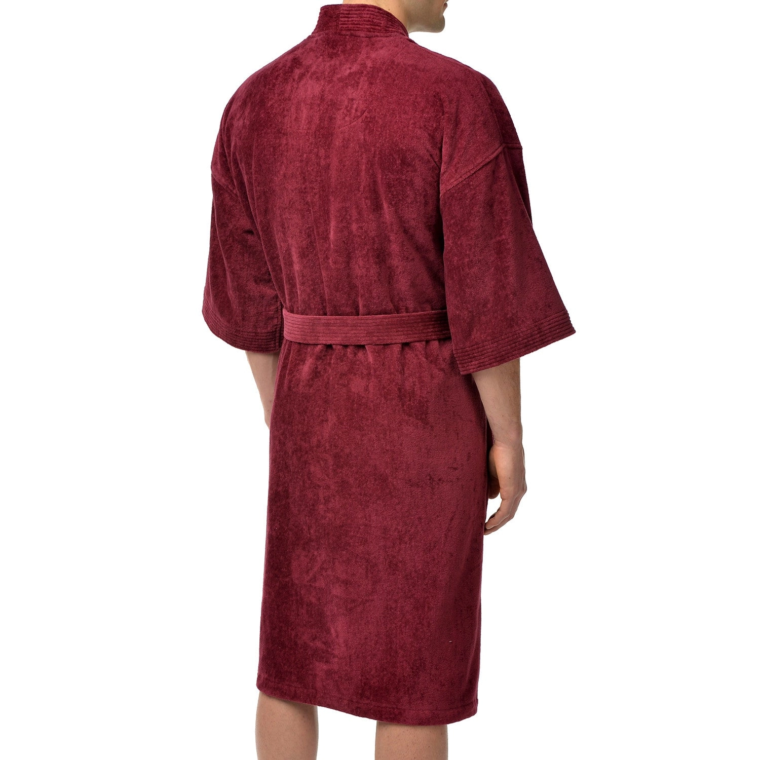 Solid Terry Velour Kimono Robe