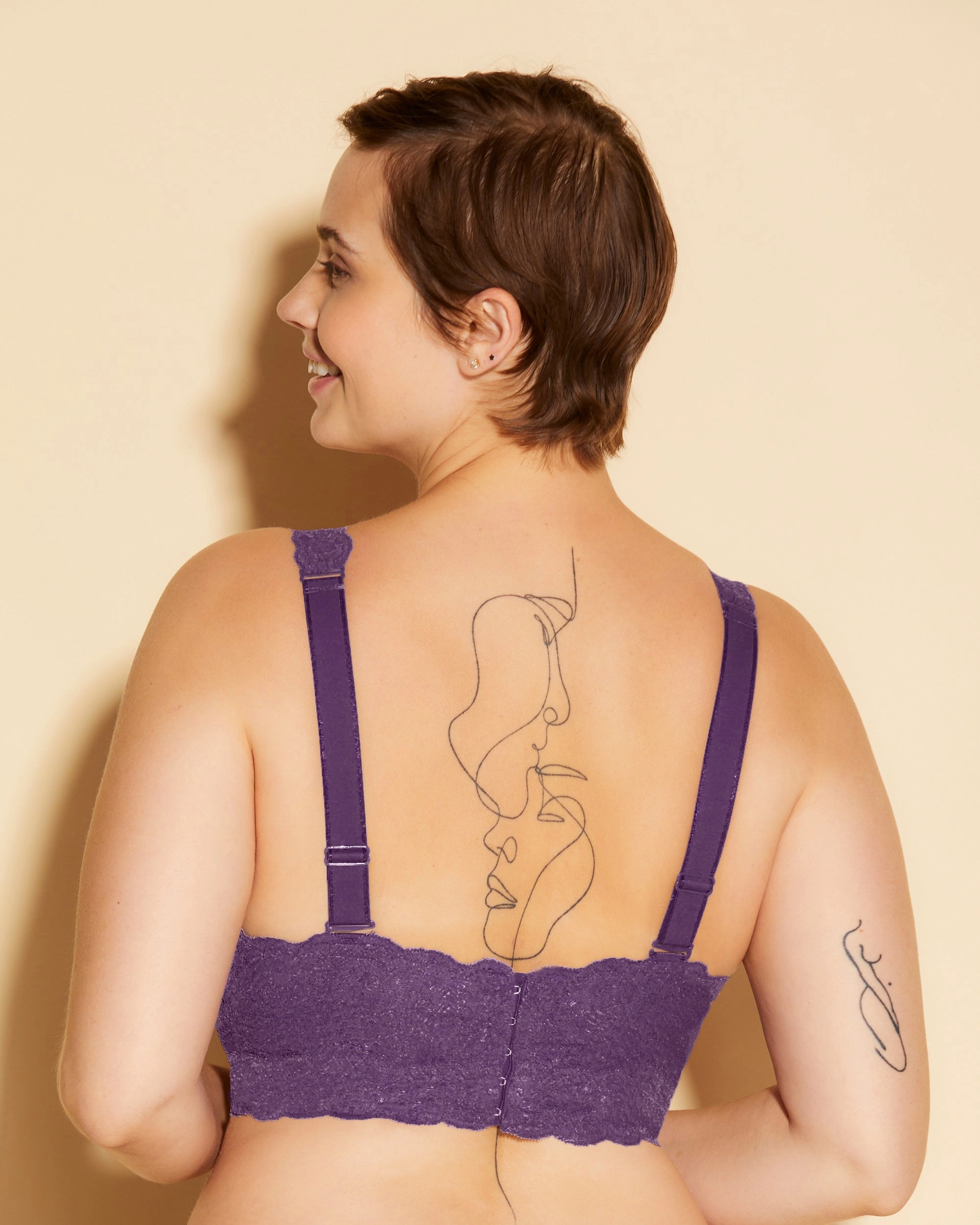 Super Curvy Plungie Longline Bralette