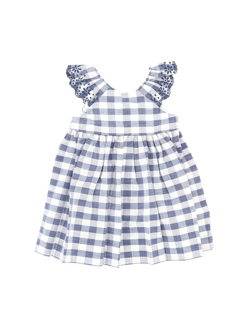 Tartine et Chocolat Check Pattern Sleeveless Dress