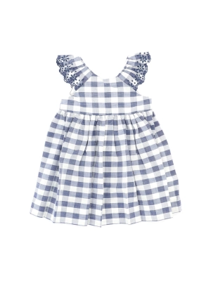 Tartine et Chocolat Check Pattern Sleeveless Dress