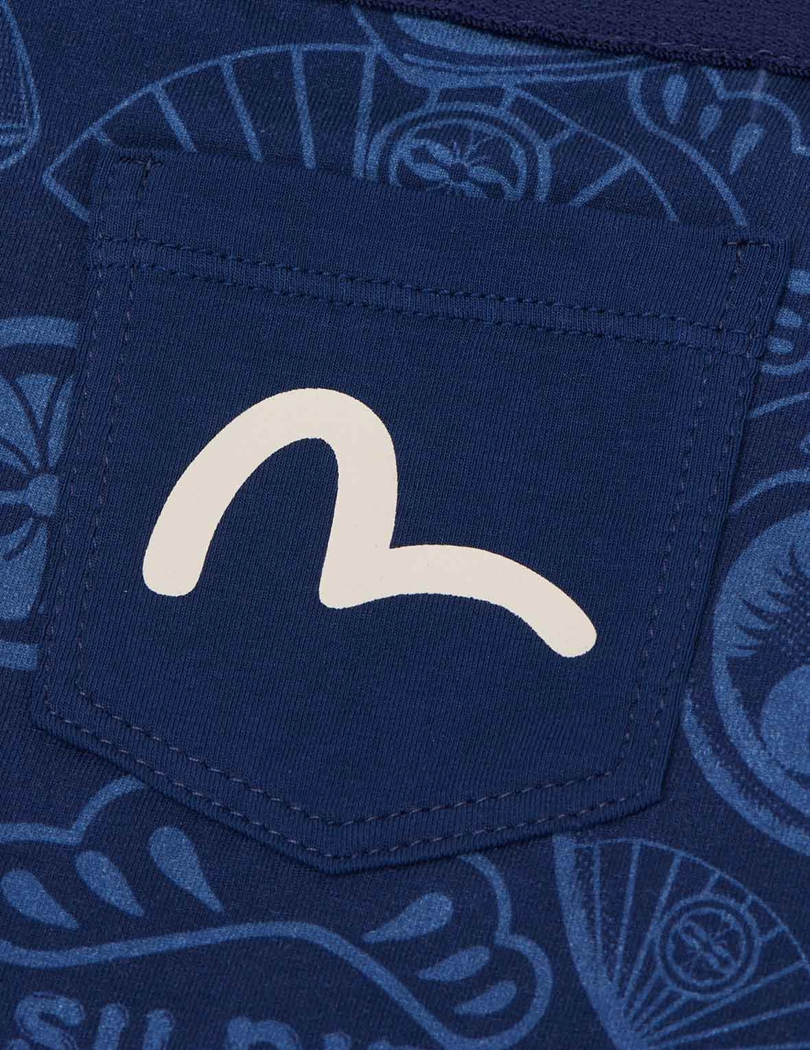 Two-Pack Allover EVISU Squad Print Trunks