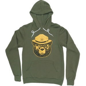 Unisex Wild Bear Pullover Hoodie