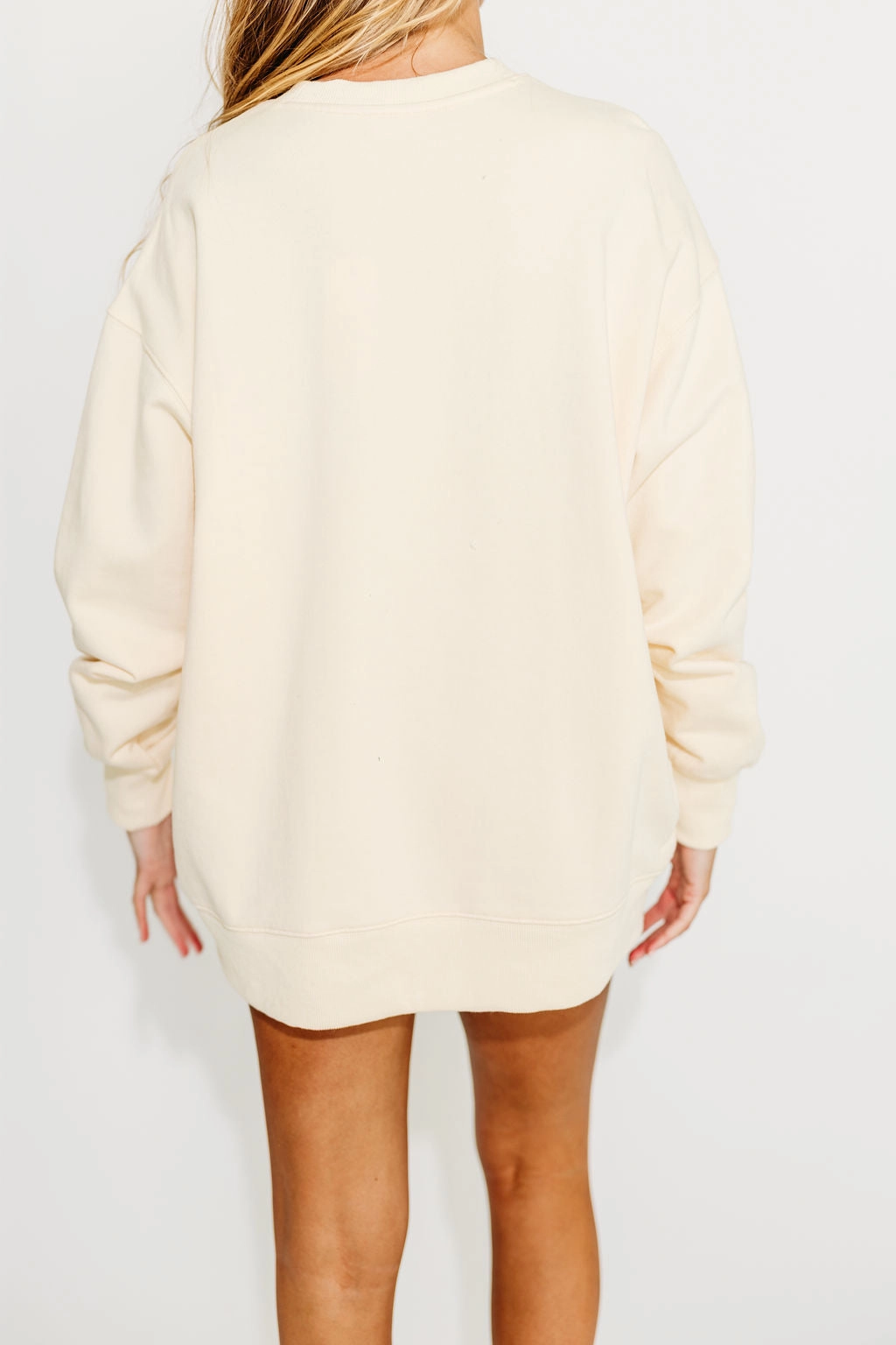 USA 100% Cotton Terry Pullover in Cream