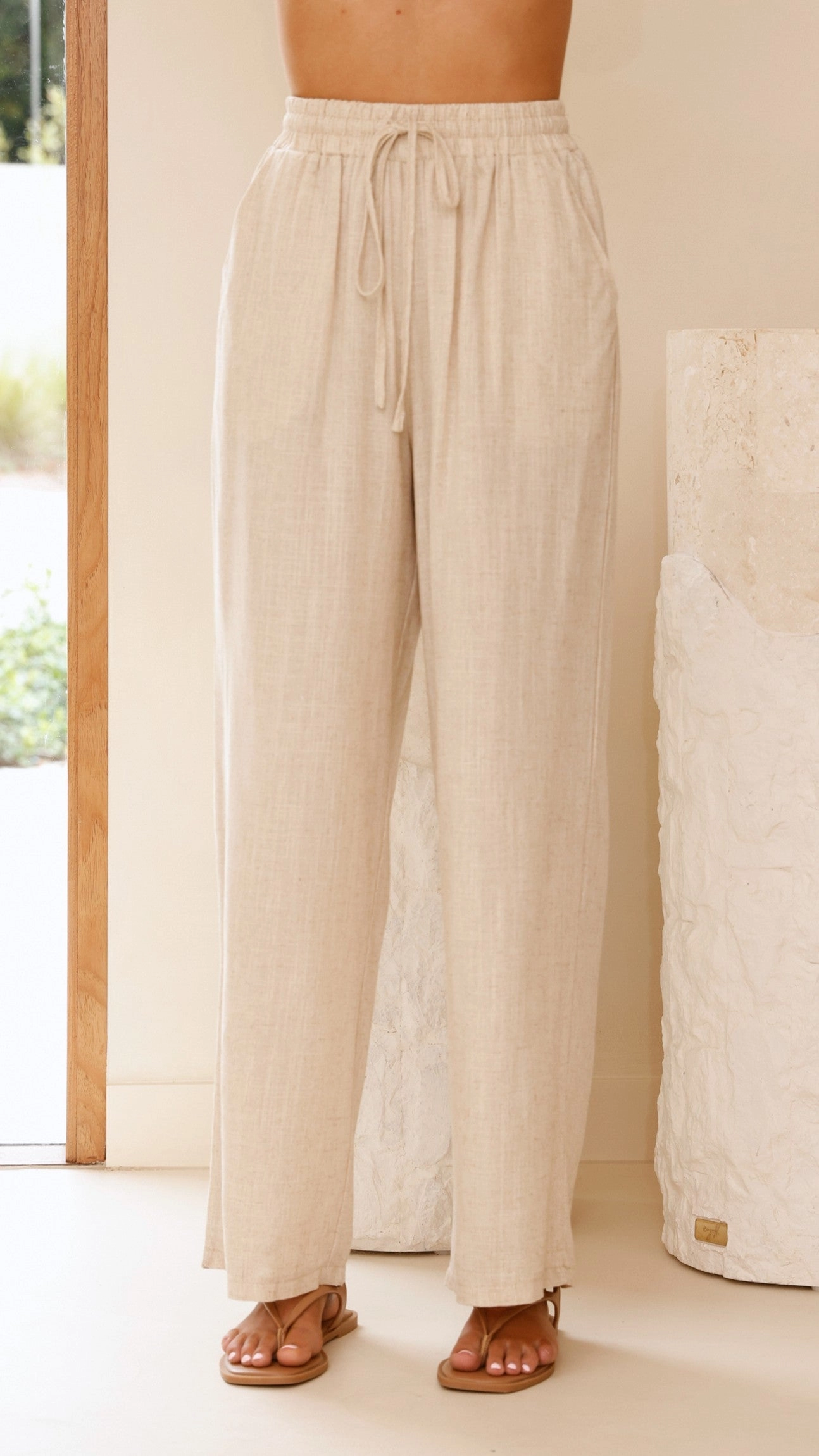 Valene Pants - Natural