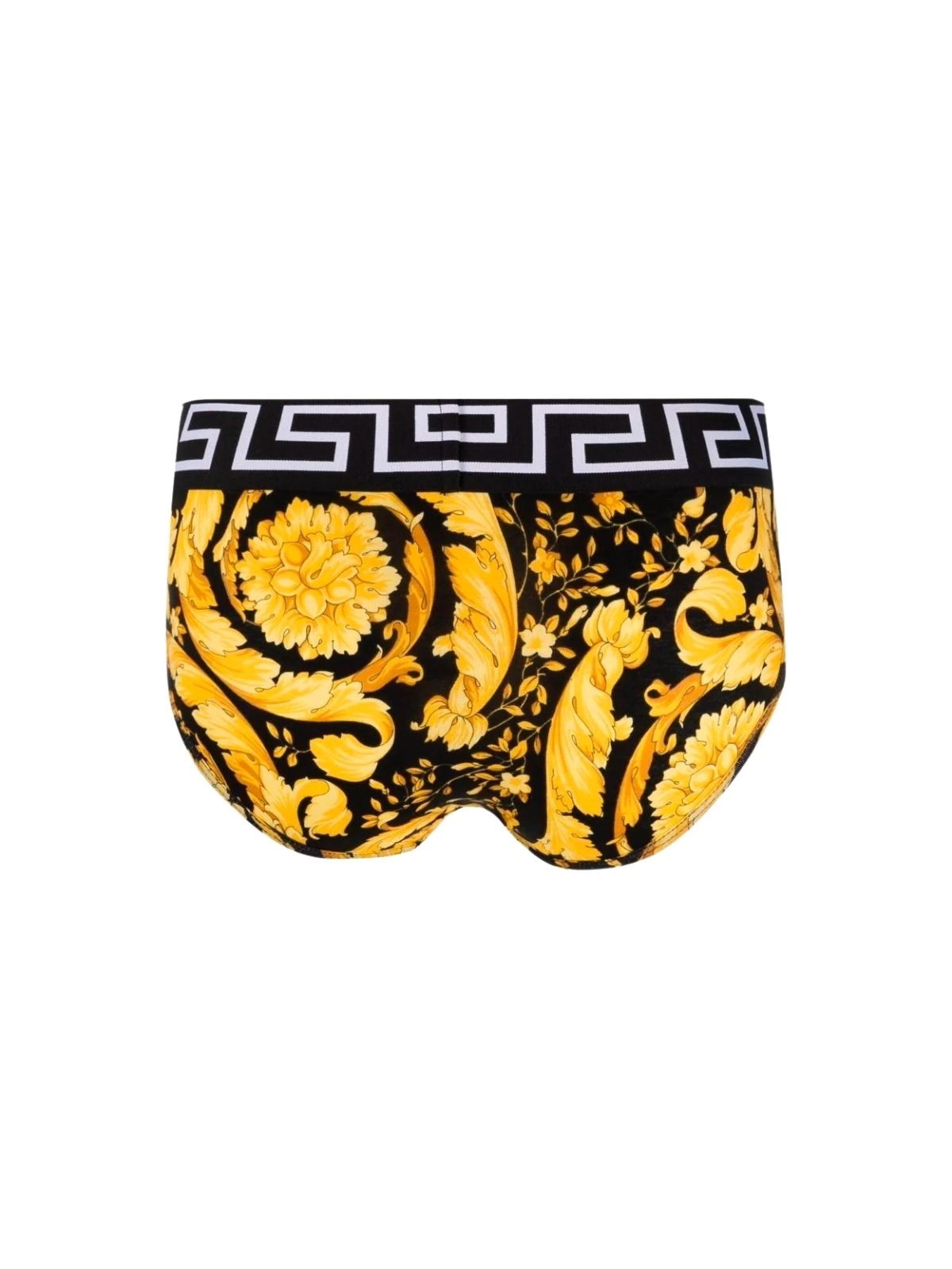 Versace Barocco-Printed Elasticated Waist Brief